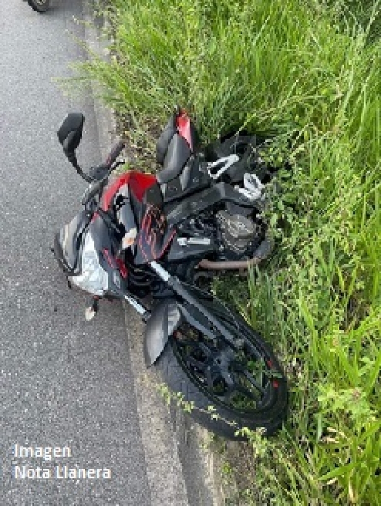 Accidente en la vía Trinidad – Pore dejó un motociclista muerto