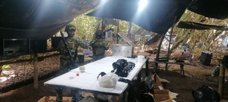 Desmantelado laboratorio en zona limítrofe entre Maní y Orocué
