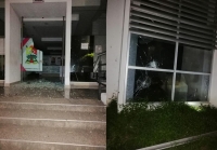 Jóvenes manifestantes atacaron con piedra la Alcaldía de Paz de Ariporo