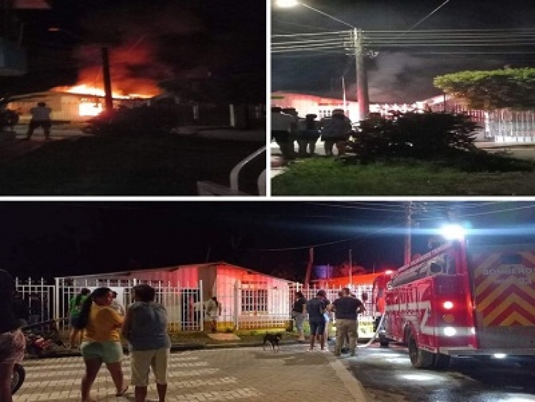 Se presentó incendio en una vivienda de Trinidad