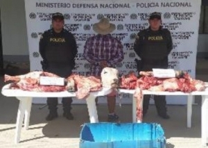 Capturado por hurtarle un bovino a un hombre de la tercera edad