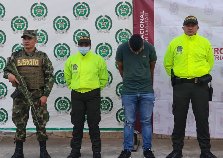 Cayó alias ‘Diego’ presunto coordinador del tráfico de estupefacientes al sur de Casanare