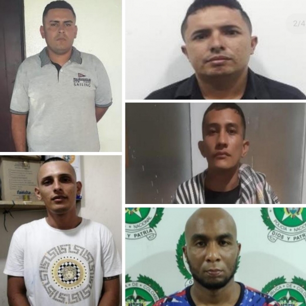 Cayeron cinco actores recurrentes por hurto y otros delitos en Casanare