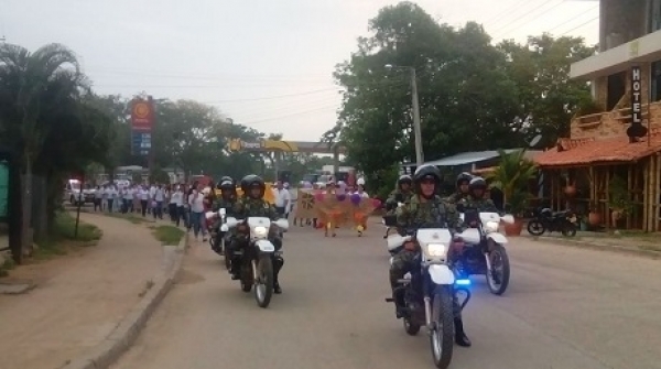 Victimas en los municipios conmemoraron su día con el Ejército