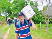 Distribuyen ayuda para damnificados por inundaciones en Maní, Casanare