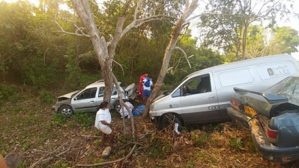 Menor de edad perdió la vida en choque múltiple de vehículos