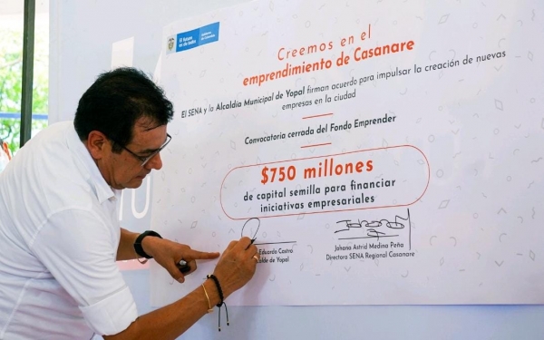 Firman convenio por $750’000.000 para apoyar emprendimientos de Yopal