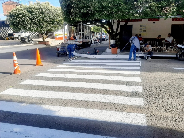 Carrera 27 de Yopal ya tiene nueva señalización y reductores de velocidad