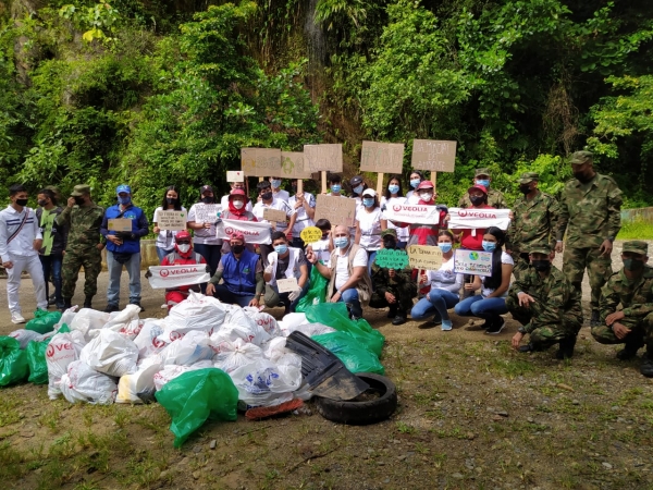 Dos toneladas de basura se recogieron en Yopal en el Día Mundial del Medio Ambiente