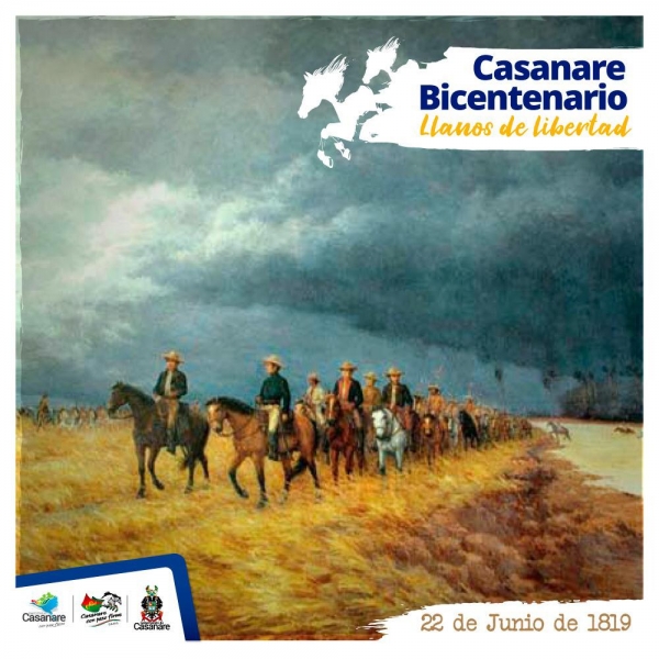 Casanare conmemoró 200 años del paso de la Ruta Libertadora