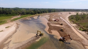 Obras de protección en las veredas San José y Guaduales avanzan un 90%
