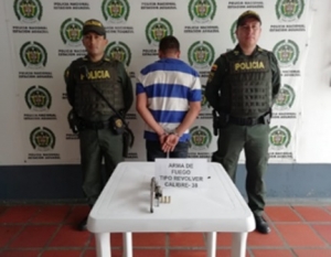 Capturado por porte ilegal de armas en Aguazul