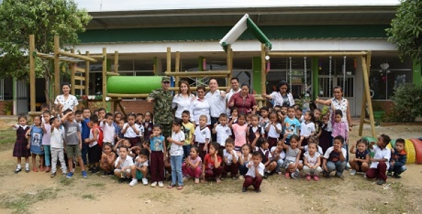 Tercer parque infantil entrega la Alcaldía de Yopal, con apoyo de Canacol