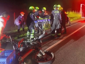 Cuatro lesionados dejó el choque entre dos motocicletas en jurisdicción de Villanueva