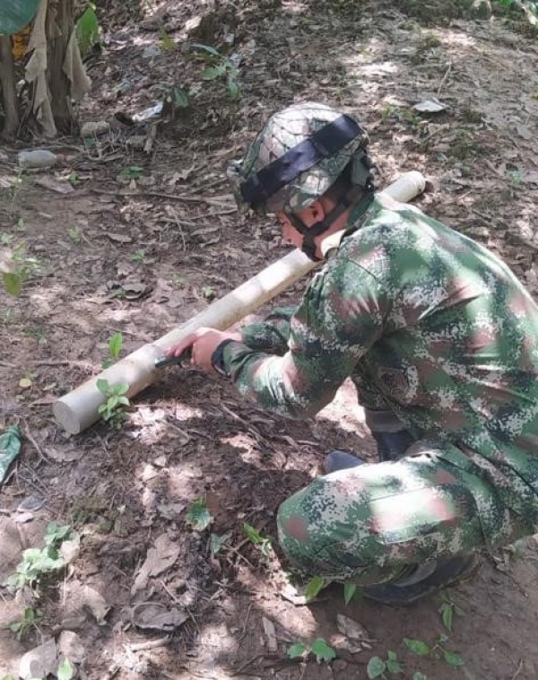 Hallan en Arauca cohete utilizado en aviones de combate de la Aviación Militar Bolivariana