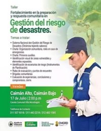 Alcaldía de Villanueva dictará taller sobre respuestas ante una emergencia