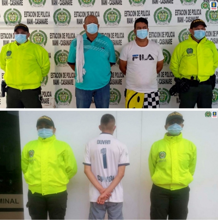 Tres hombres capturados por el delito de abigeato en Maní