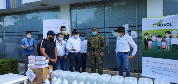 Ecopetrol entregó elementos de bioseguridad para el Ejército y la Policía en Casanare