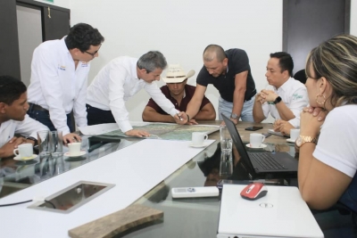 Mesa de trabajo para definir obras de la doble calzada Aguazul - Yopal