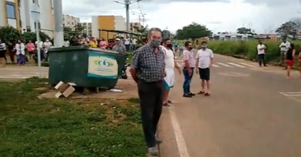 Habitantes de Torres de San Marcos protestaron por deficiencia en el servicio de agua