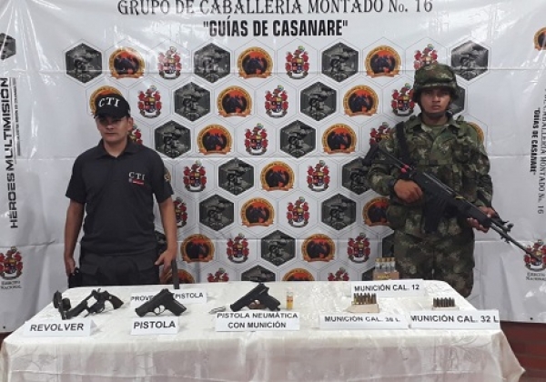 Fiscalía y Ejército en la búsqueda de homicidas incautaron armas