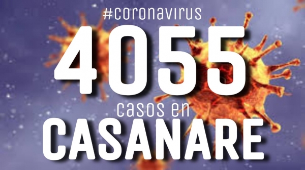 Casanare superó los 4.000 casos de Coronavirus. Van 72 fallecidos