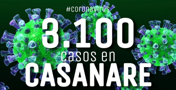 Casanare llegó a 3.100 casos de Coronavirus. Van 59 fallecidos