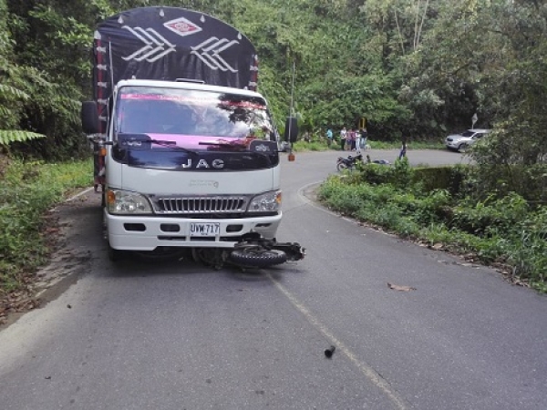 Adolescente falleció en la vía hacía Chámeza