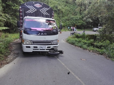 Adolescente falleció en la vía hacía Chámeza