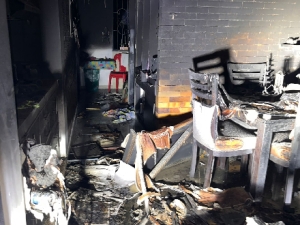 Incendio en apartaestudio dejó una persona con crisis nerviosa