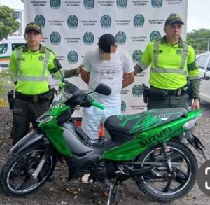 Policía capturó un sujeto por adulterar marcas de registro de una motocicleta