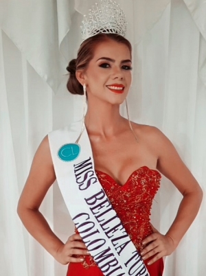 Silvana Paerez fue elegida Miss Belleza Turismo Colombia 2019