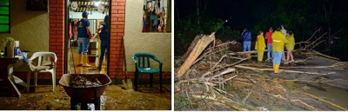 Desbordamiento del Río Unete y Quebrada La Cupiaguera ocasionó inundaciones en zona rural de Aguazul