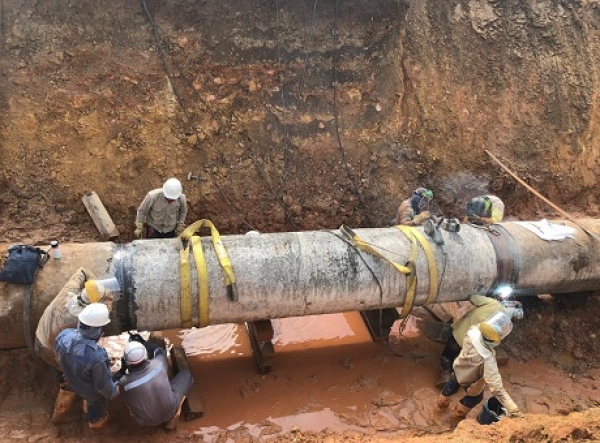 Ecopetrol culminó reparación de tubería de agua de vertimiento