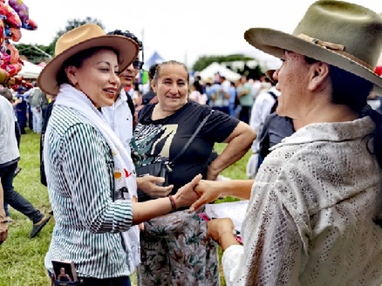 Sonia Bernal con el acelerador a fondo: Visitó tres municipios en Casanare durante el fin de semana