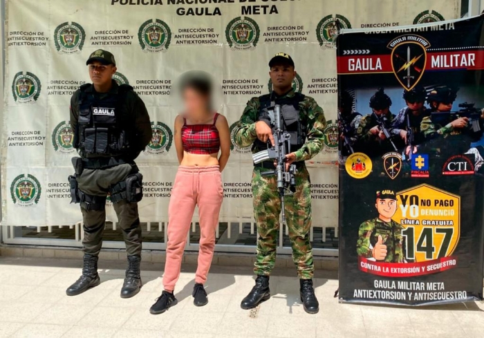 Capturada mujer que, al parecer, coordinaba los homicidios selectivos en Meta y Casanare.