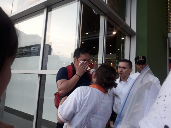 Docente fue agredido por un venezolano en un centro comercial de Yopal