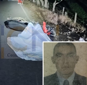 Un muerto y un herido dejo accidente de tránsito en vía Morichal-Tilodiràn