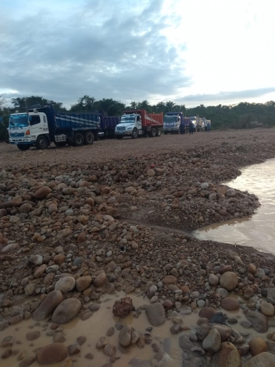 Gobernación de Casanare y Parex realizan mantenimiento en vía Trinidad Bocas del Pauto