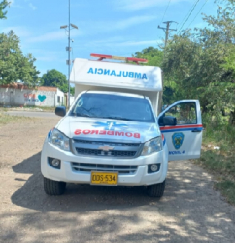 Bomberos de Aguazul atendieron hombre víctima de una golpiza