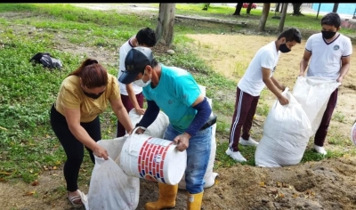 Concurso de huertas caseras busca prevenir el consumo de sustancias psicoactivas en la Institución Educativa Técnica Empresarial Llano Lindo