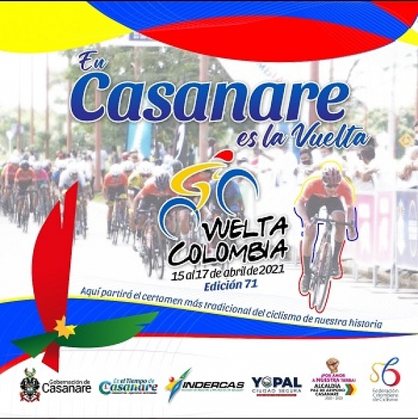 Hoy, Casanare conocerá los equipos que participarán en la Vuelta a Colombia 2021