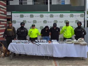 Dos capturados y la incautación de siete armas dejó allanamiento en el sector de La Campiña en Yopal