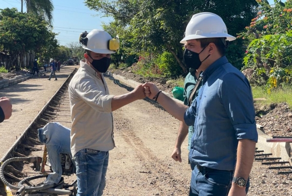 En enero estarán listas obras de pavimentación en La Chaparrera