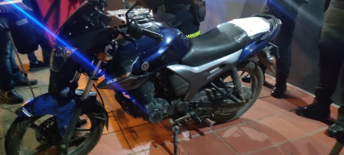 Policía recuperó y entregó a un ciudadano de Yopal la motocicleta que le habían robado