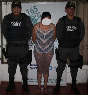 Mujer que reclamó dinero de una extorsión fue capturada por la Policía