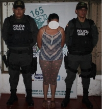 Mujer que reclamó dinero de una extorsión fue capturada por la Policía