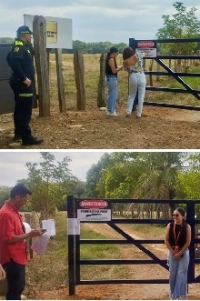 Alcaldía selló y suspendió proyecto loteo El Caimito en la vereda La Niata