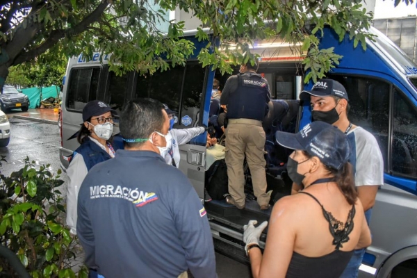 En Yopal, 63 venezolanos pidieron ser trasladados a la frontera para volver a su país