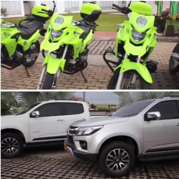 Nuevas camionetas y motos recibirá hoy la Policía de Casanare